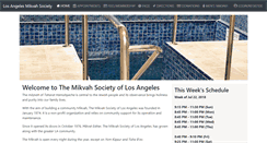 Desktop Screenshot of lamikvah.org